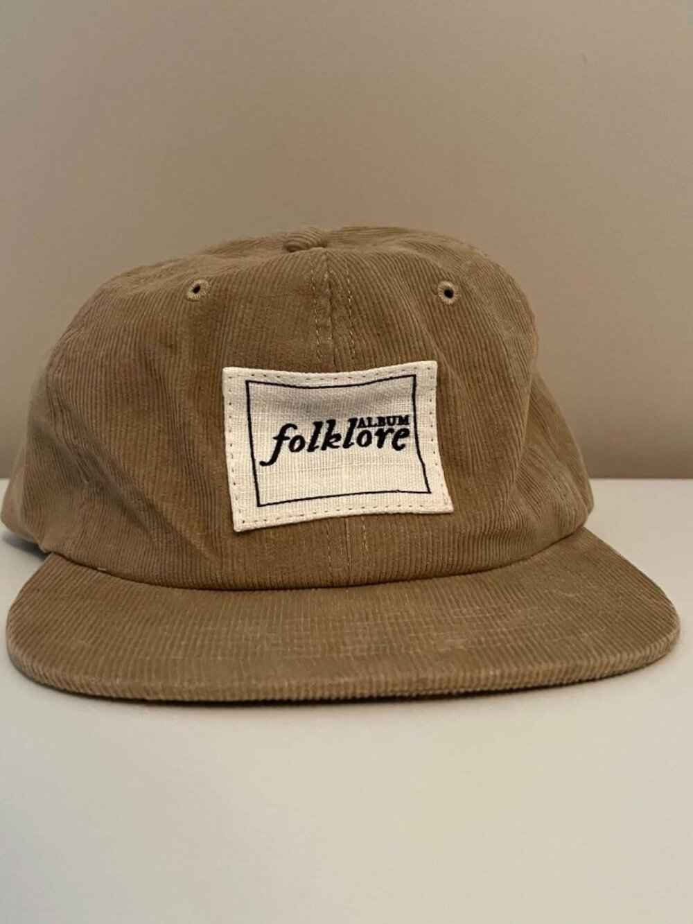 Taylor Swift Folklore Corduroy Snapback Hat Cap, RARE, Never Worn, One Owner